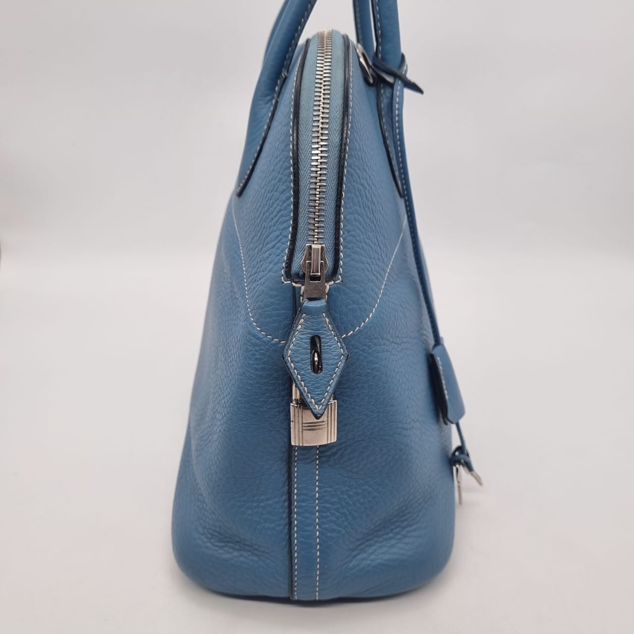 Hermes Bolide 36 Blue Jean #J 2006 Size 36x15x27