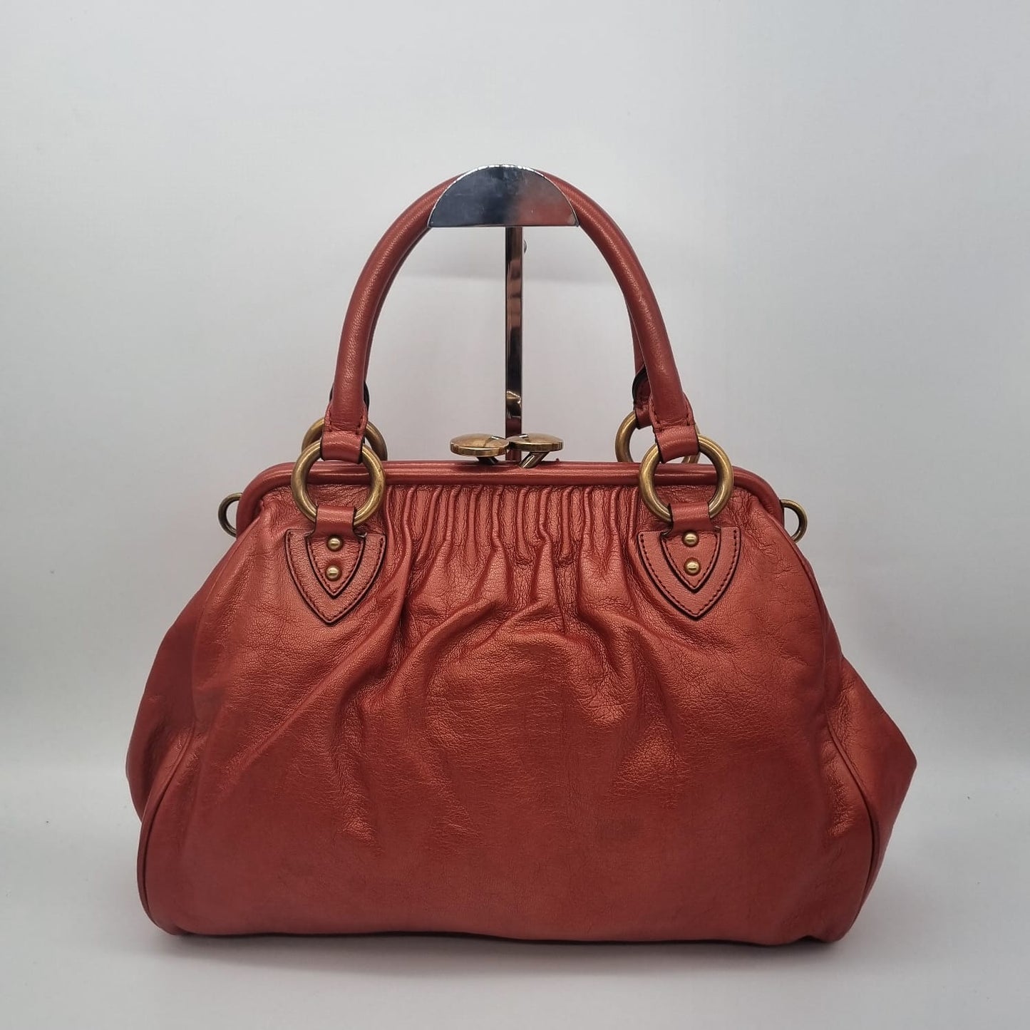 Marc Jacob Shoulder Bag Coral Metalic Size 35x10x26