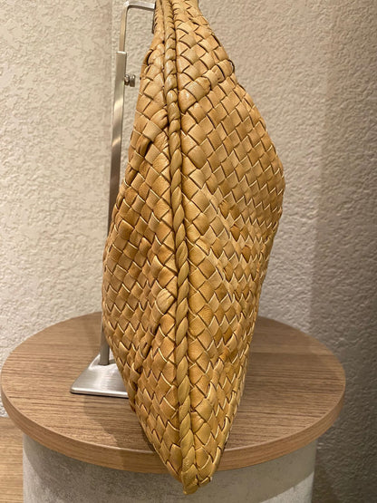 Bottega Veneta Hobo Medium Beige Size 45x30