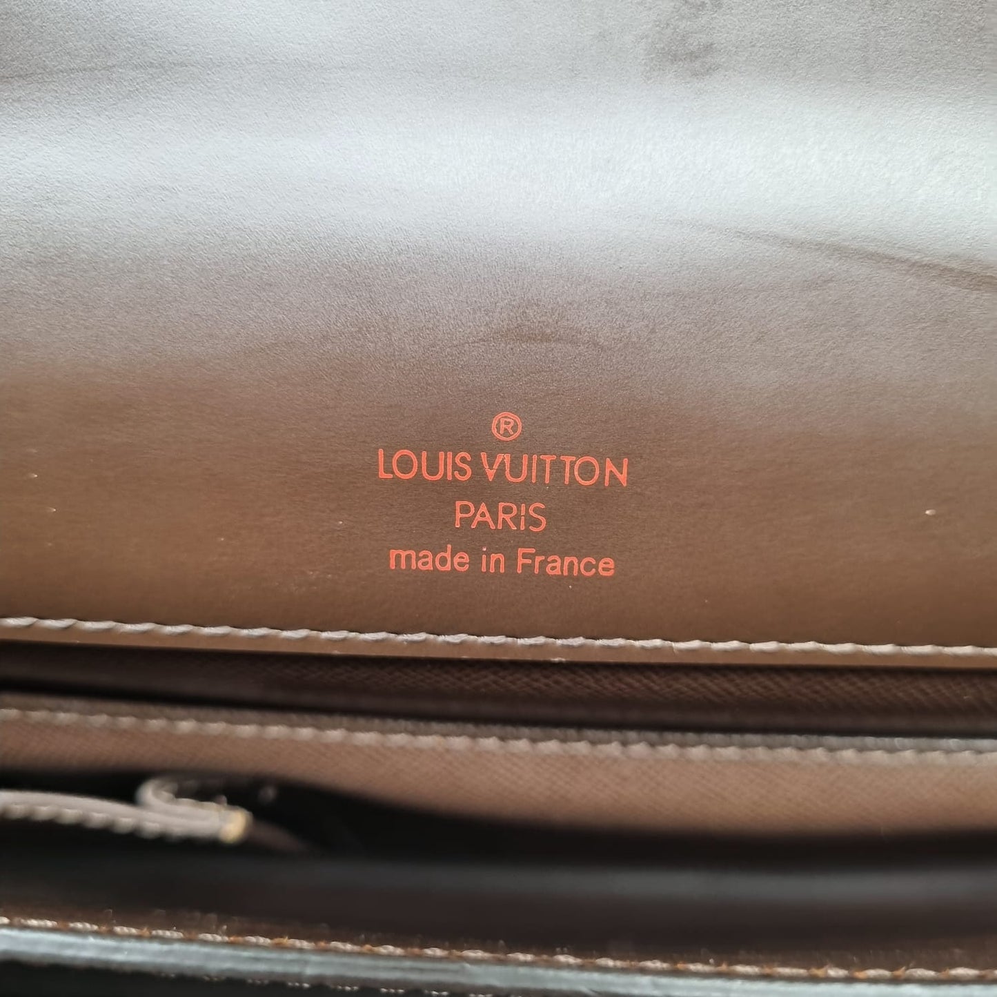 Louis Vuitton Briefcase Damier Ebene 2002 Size 40x9x32