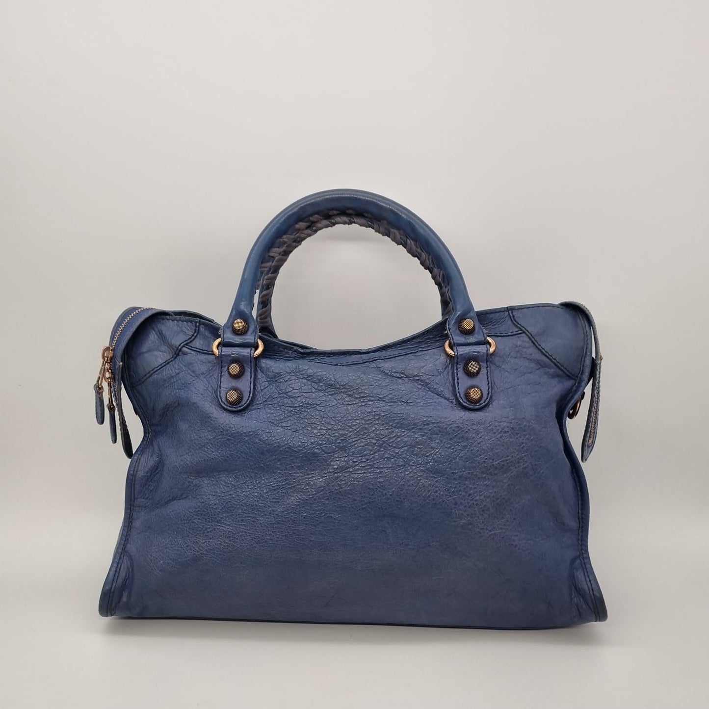 Balenciaga Classic Reguler City Blue GHW #K 2012 Size 38x10x27