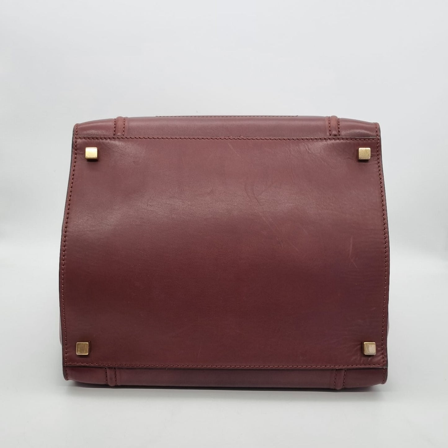 Celine Phantom Small Tote Burgundy Size 30x24x30