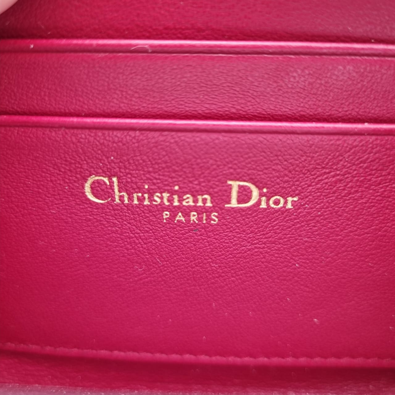 Dior Stripe Medium Zipper Wallet Red 2020 Size 11x9