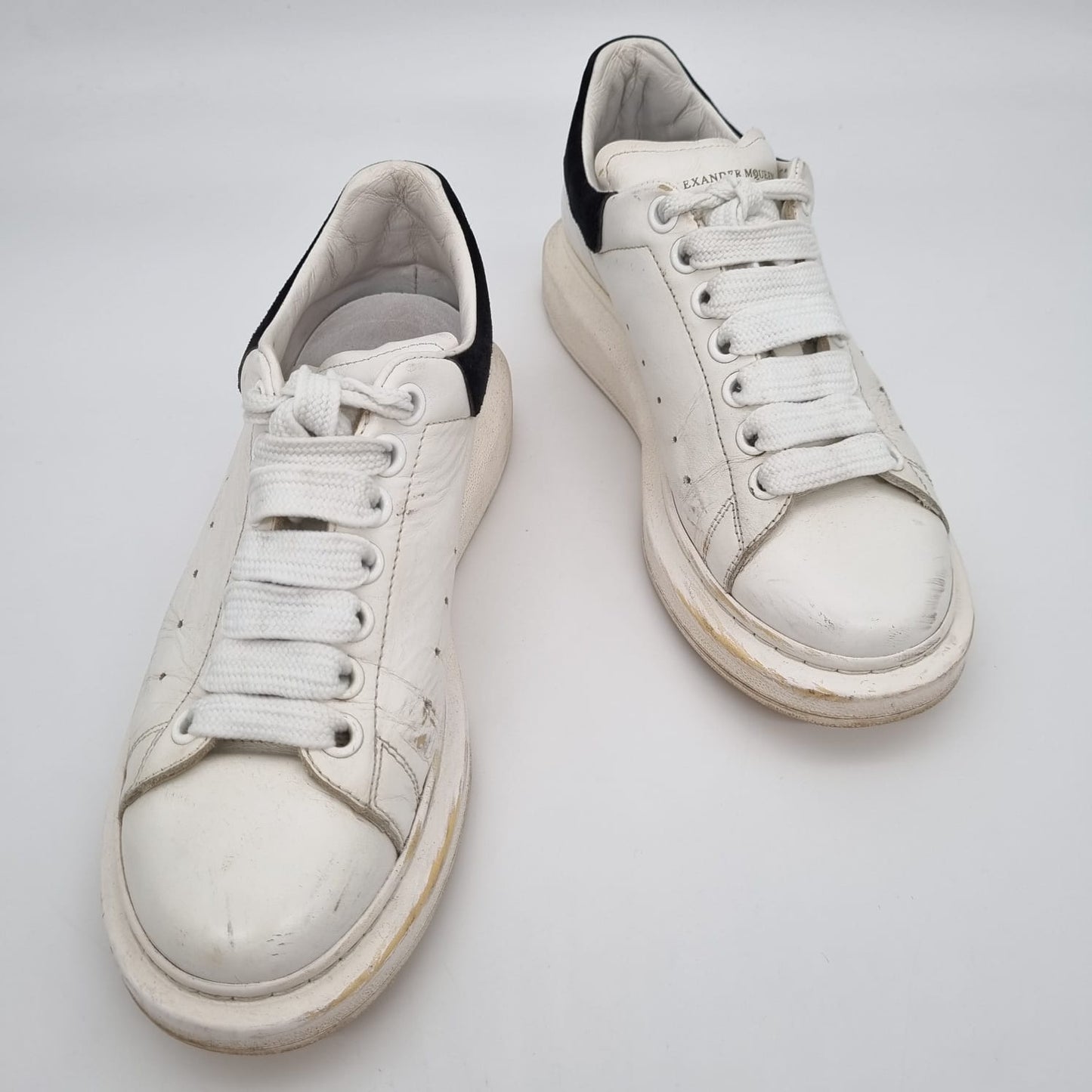 Alexander McQueen Oversize Sneakers White Black Size 38/24