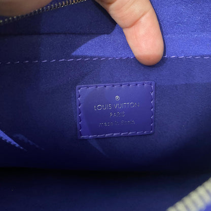 Louis Vuitton Neverfull MM Epi Leather Purple 2013 Size 32x16x30