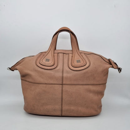 Givenchy Nightingale Leather Brown Size 35x16x34