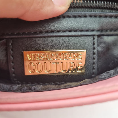 Versace Jeans Couture Range Sketch Nylon Buckle Pink Size 20x7x14