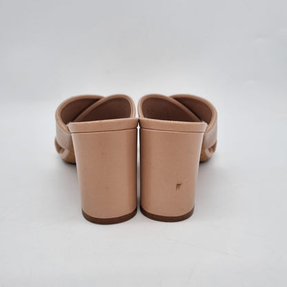 Yves Saint Laurent Lou Lou 70 Mules Sandal Nude Size 38/24