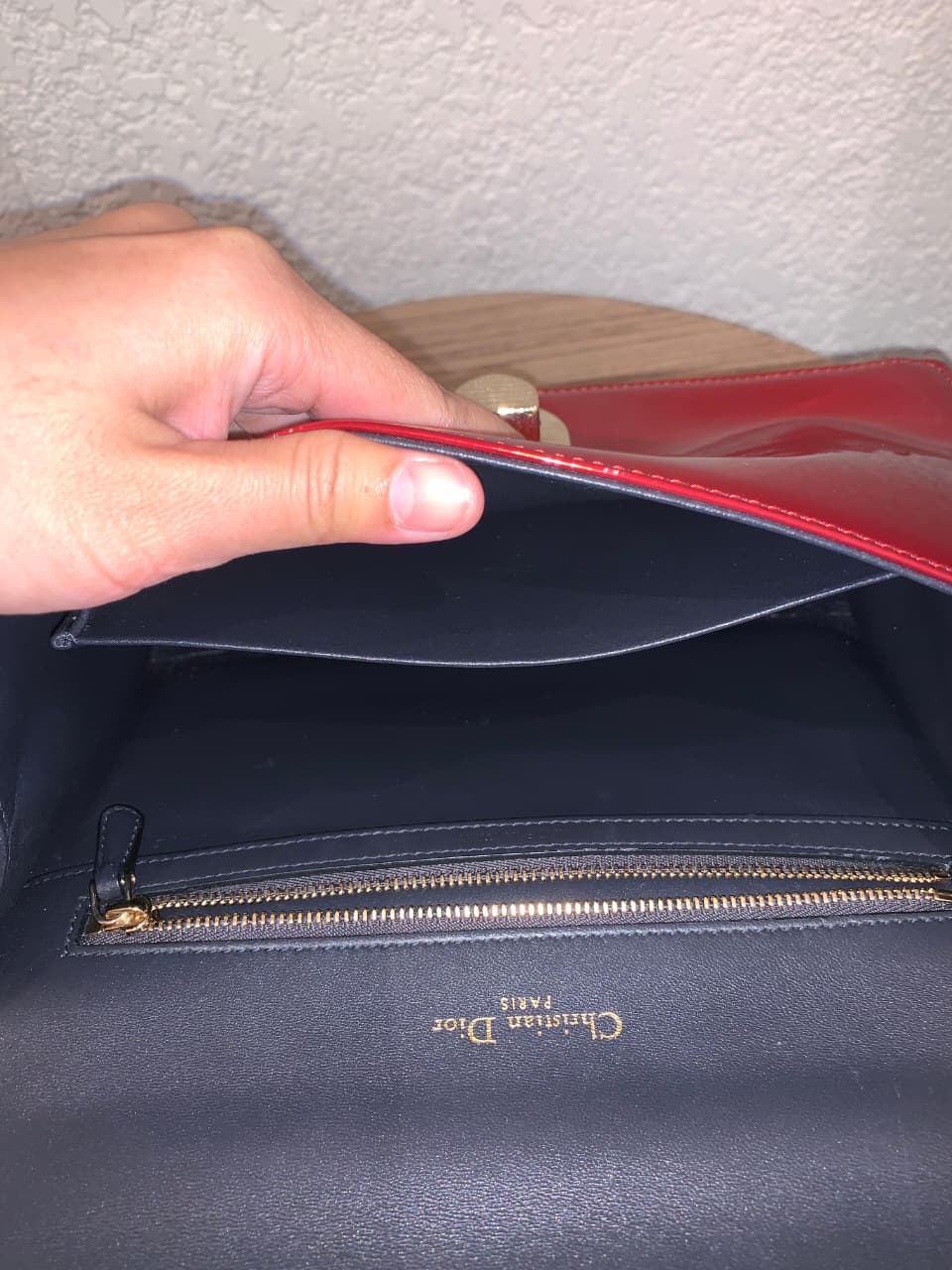 Dior Diorama Medium Metallic Red 2018 Size 25x10x16