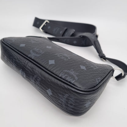 MCM Small Crossbody Pouch Trio Visetos Multi Size 21x5x15
