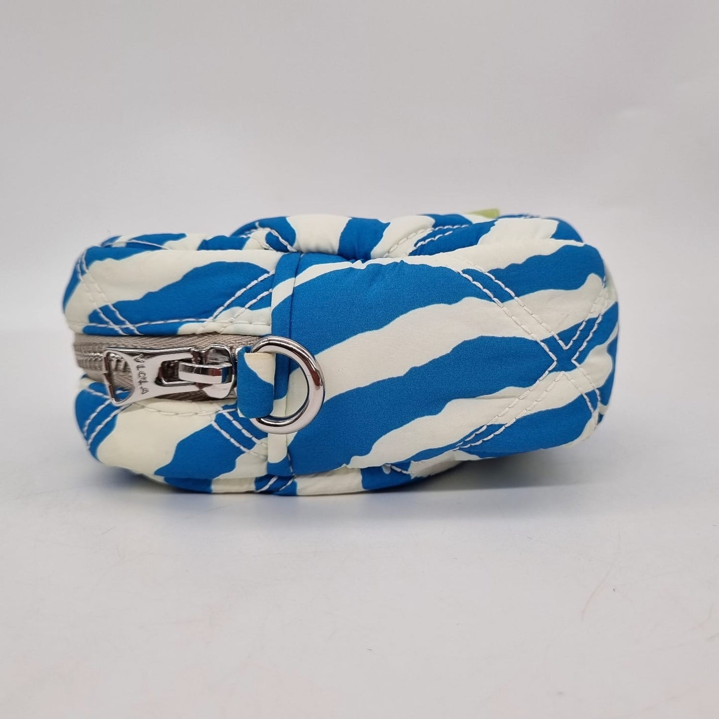 Bimba Y Lola Small Tiger Printed Crossbody Bag Blue Size 18x5x12