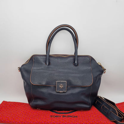 Tory Burch Clara Shoulder Bag Black Size 25x12x25