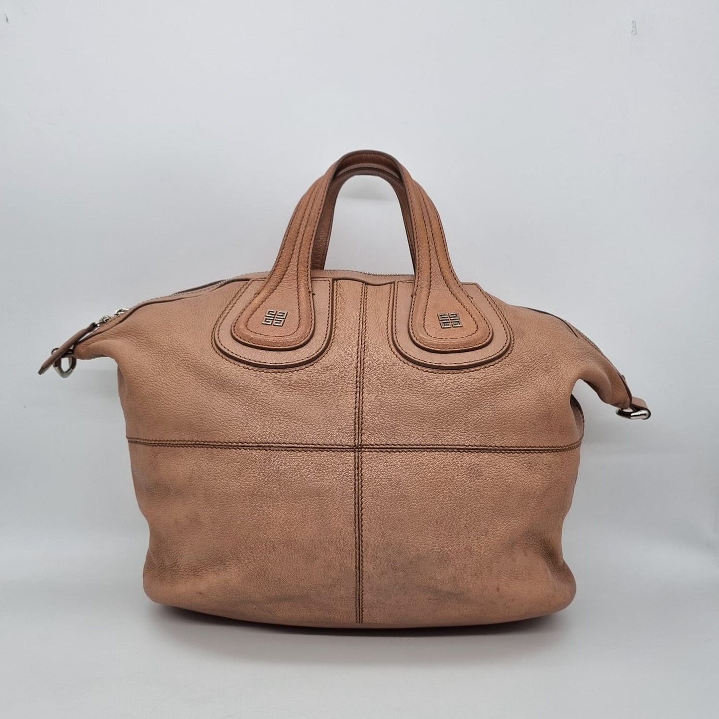 Givenchy Nightingale Leather Brown Size 35x16x34