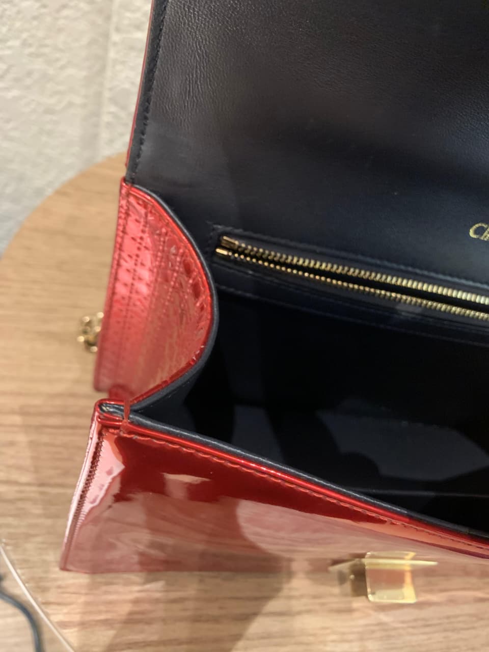 Dior Diorama Medium Metallic Red 2018 Size 25x10x16