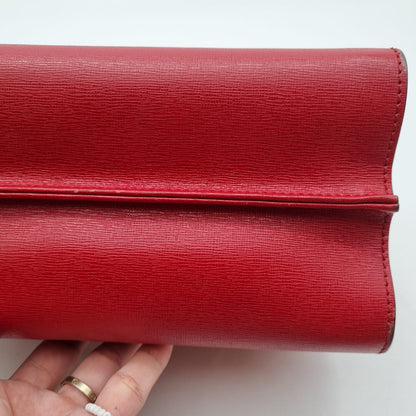 Fendi Demi Jour Top Handle Piccola Red 2015 Size 23x12x16