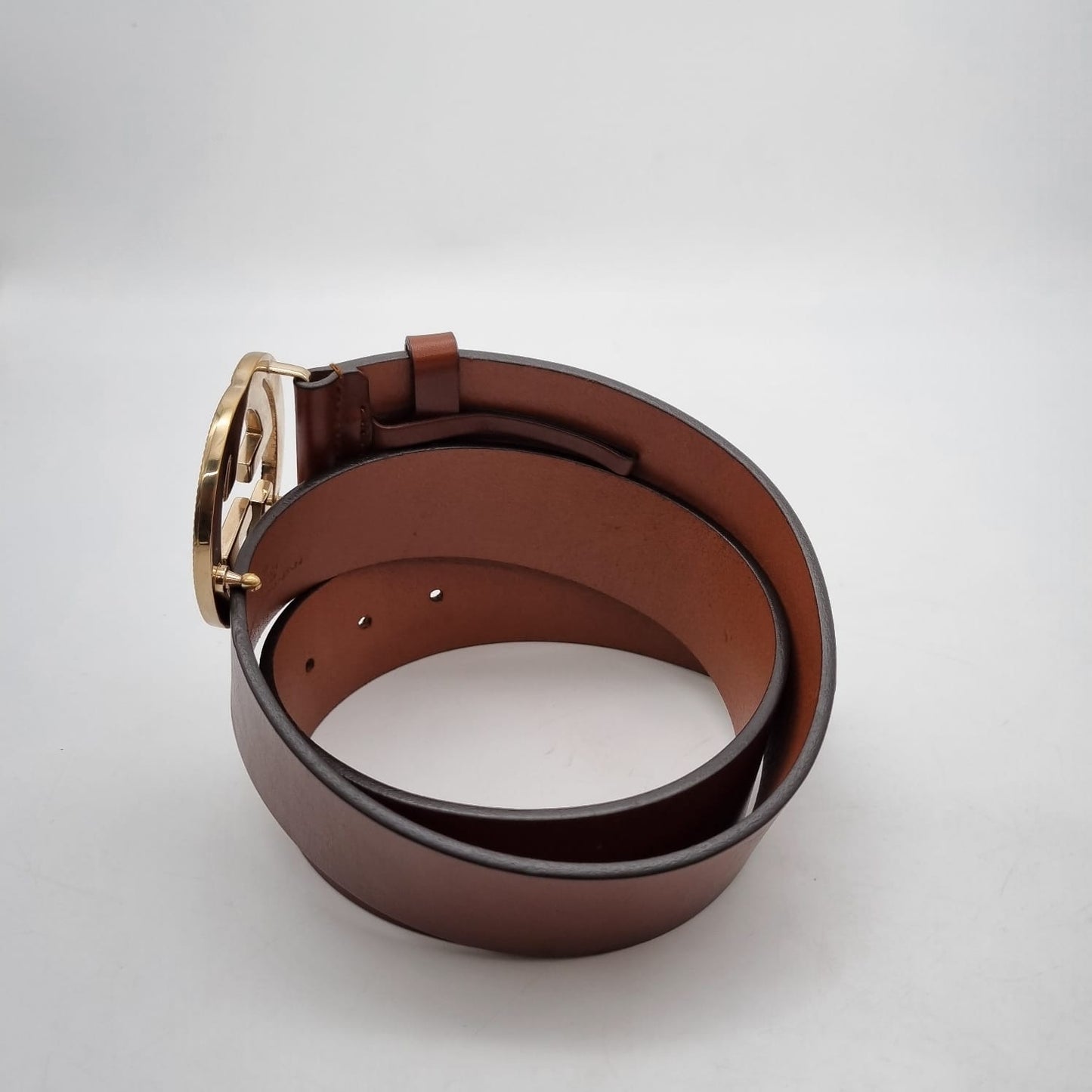 Gucci GG Belt Brown Size 85