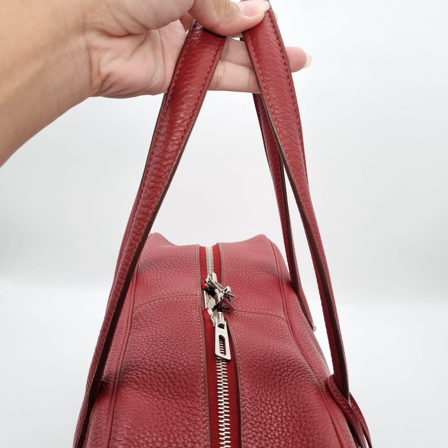 Hermes Victoria Rouge Garrance #O 2011 Size 35x17x23