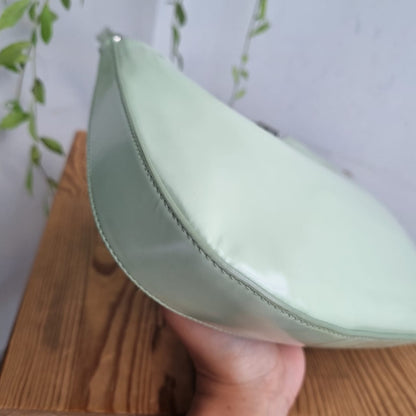 Prada Cleo Spazzolato Aqua Green 2021 Size 25x6x16