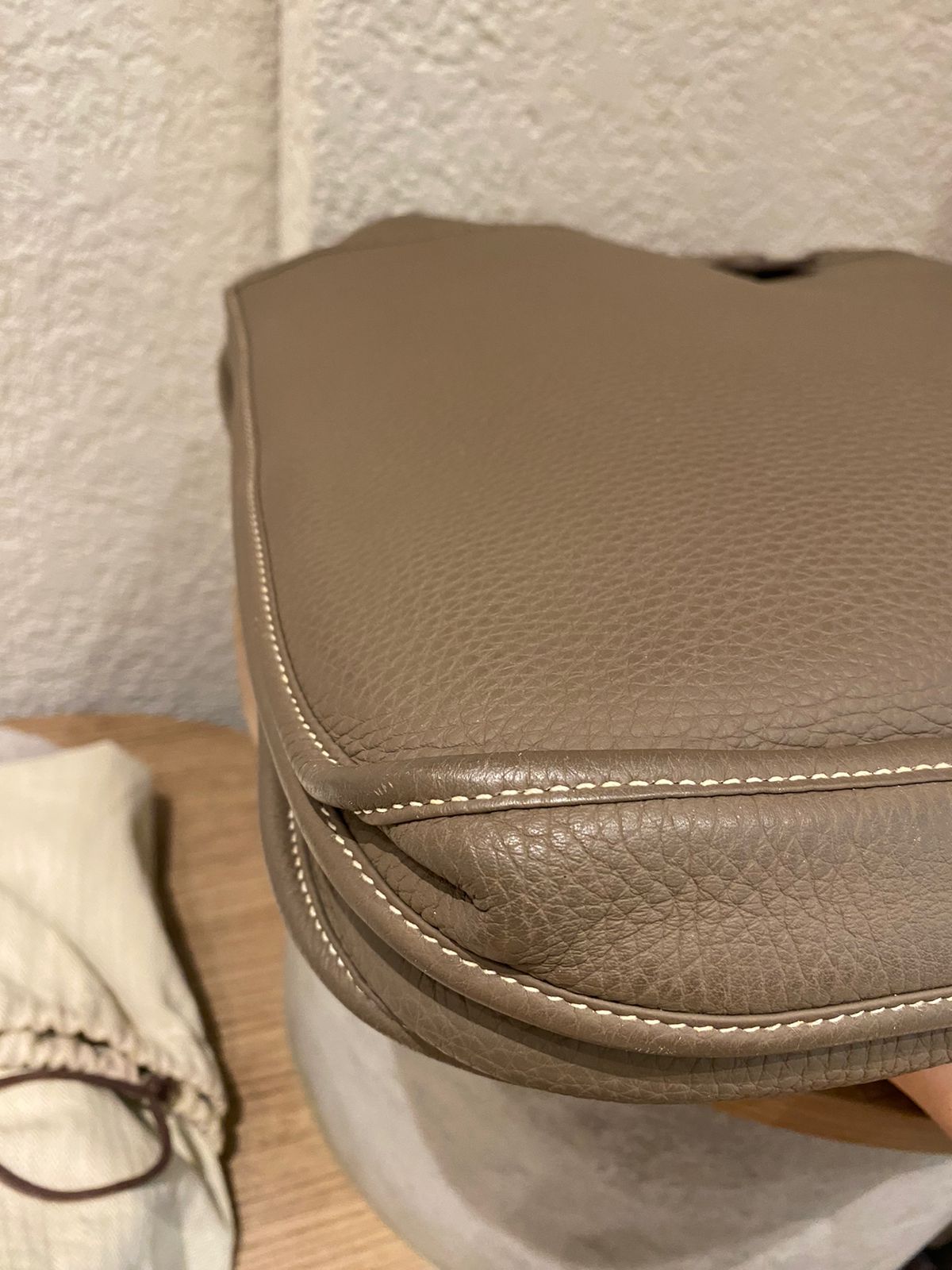 Hermes Evelyne TGM Clemence Etoupe PHW #N Size 40x10x38