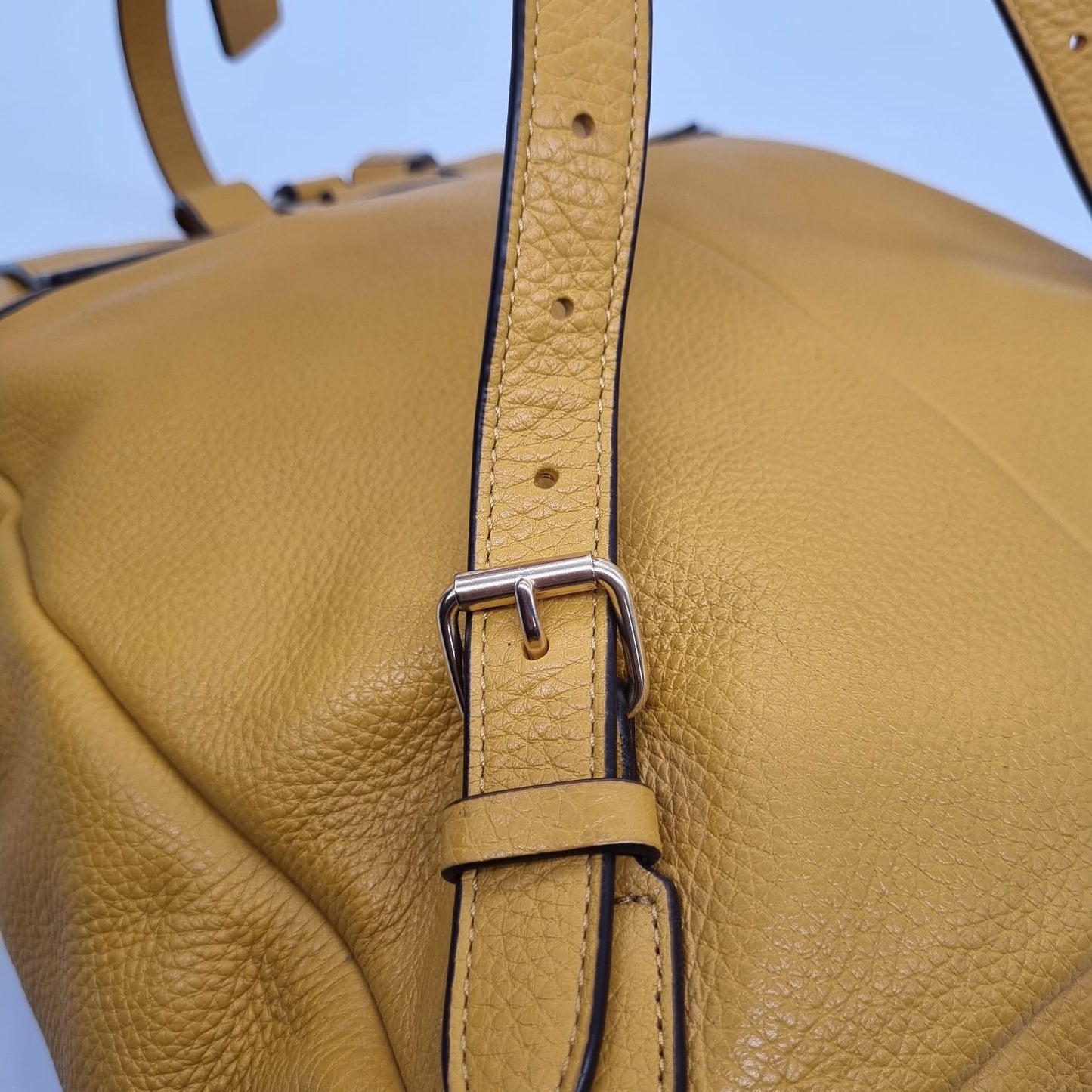 Coach Backpack Leather Yellow Size 30x12x33