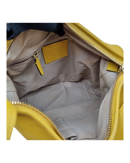 Coach Hobo Bag Yellow Size 24x11x20