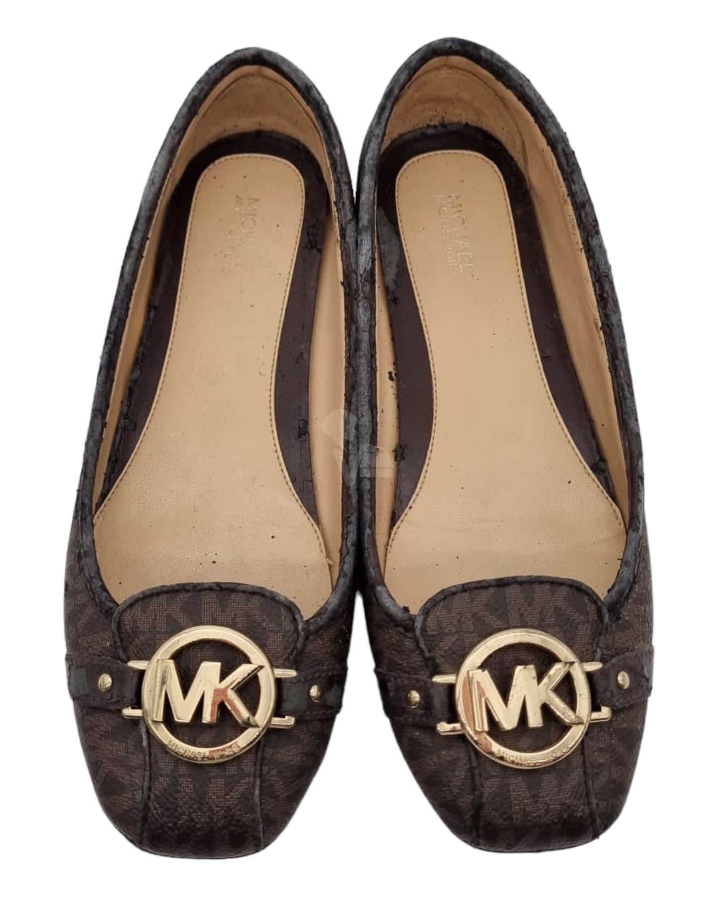 Michael Kors Ballet Flat Shoes Brown Size 10/25