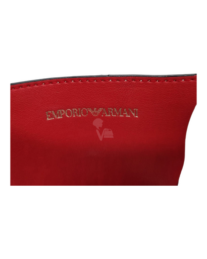 Emporio Armani White Reviersible Red Tote Bag Size 37x12x28