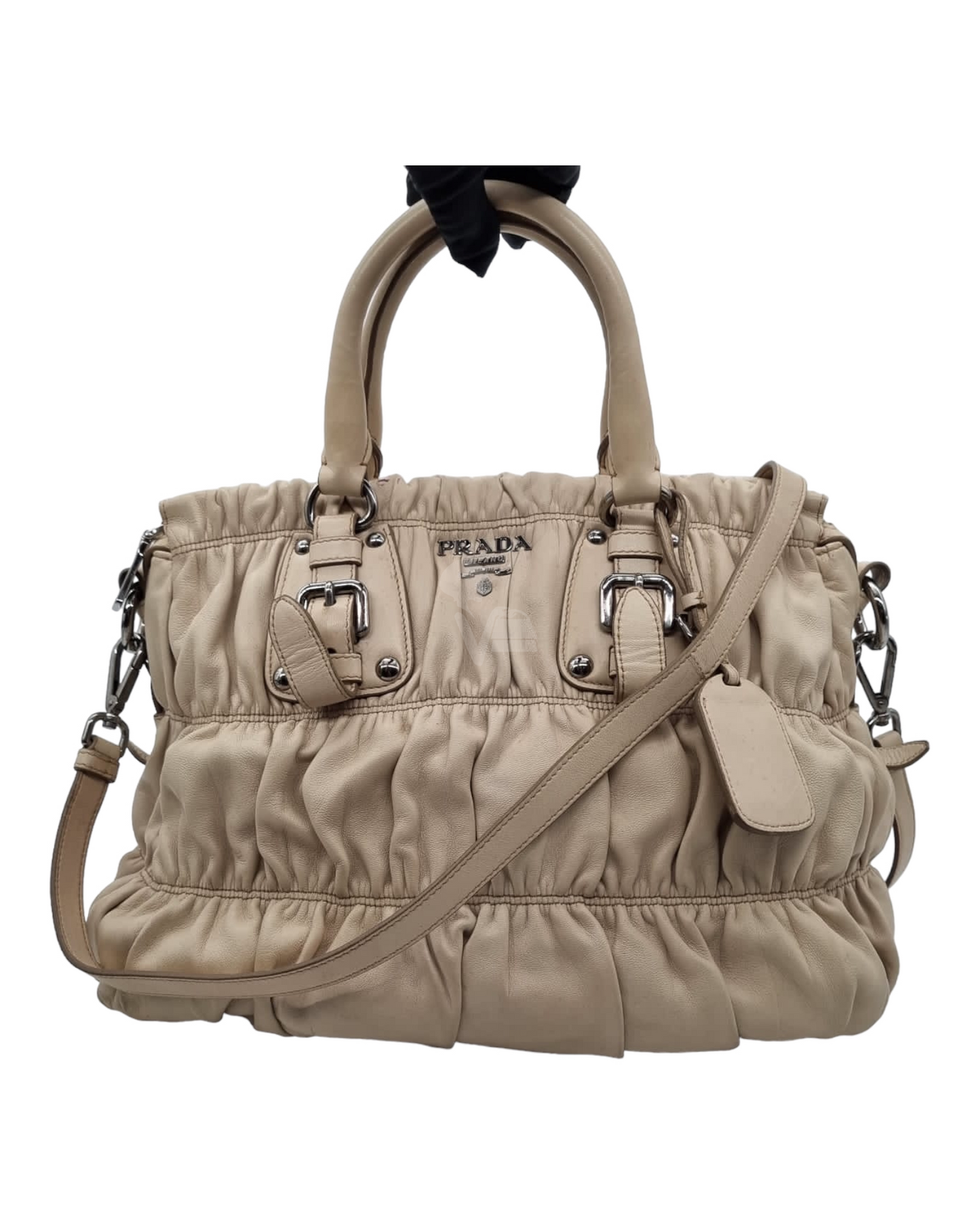 Prada Soft Saffiano Leather Tote Bag Strap