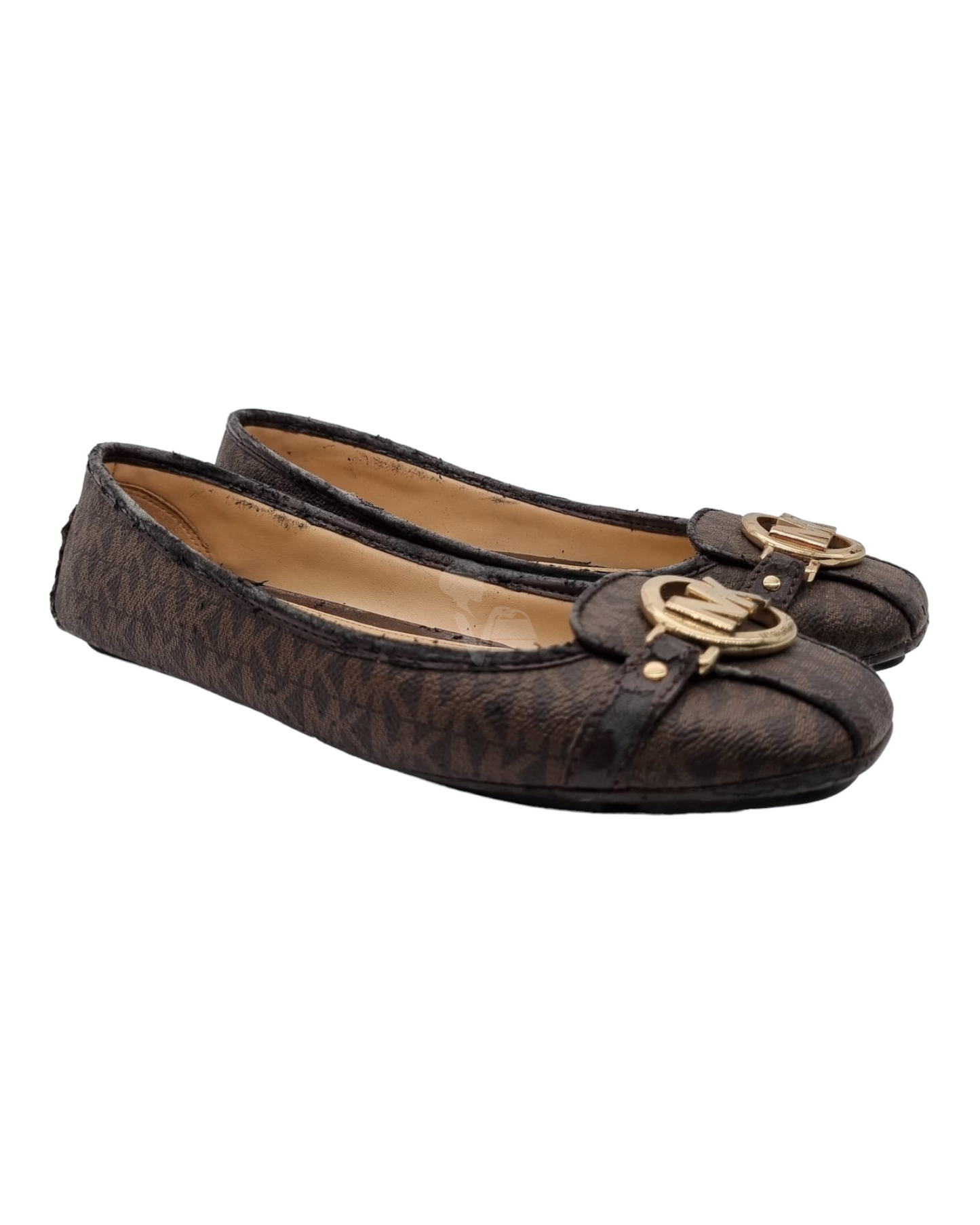 Michael Kors Ballet Flat Shoes Brown Size 10/25